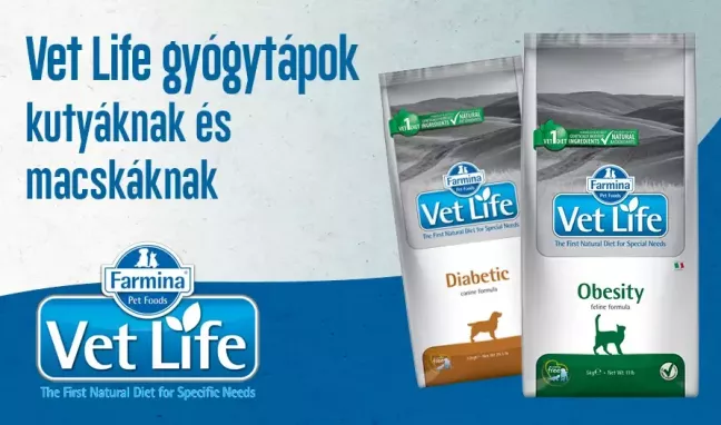 Vet Life gyógytápok kutyáknak és macskáknak