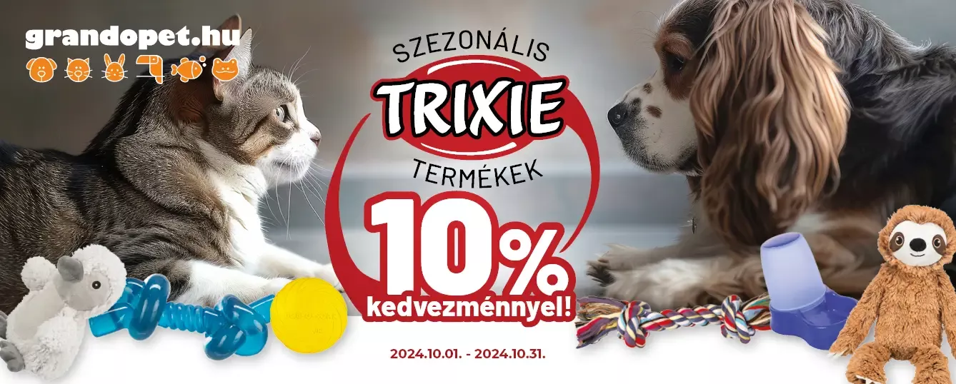 Trixie szezonális termékek akciója