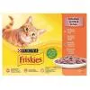 Friskies Cat alutasak 12x85g Szószban Csirkével/Kacsával/Lazaccal/Pulykával Multipack 12400609