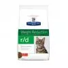 Hills Pescription Diet Feline R/D 1,5kg - elhízás, fibrát kezelés 9187U