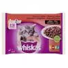 Whiskas alutasak 4-pack húsos mártásban JUNIOR 4x85g Multipack