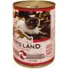 Pet s Land Cat Konzerv Marhamáj-Bárányhús almával 415g PL42734