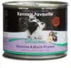 Kennels Favorite Venision & Black Prunes / Szavas és Fekete aszalt szilva nedves kutyatáp 200g