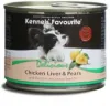 Kennels Favorite Chicken Liver & Pears / Csirkemáj és Körte nedves kutyatáp 200g