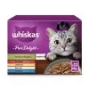 Whiskas alutasak 12-pack Pure deligt Húsos Halas Aszpikban 12x85g Multipack