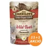 Carnilove Cat tasakos Wild Boar with Chamomile - Vaddisznó kamillával 12x85g CL10039312X