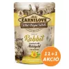 Carnilove Cat tasakos Kitten Rabbit with Marigold - Nyúl körömvirággal 12x85g CL10048012X