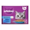 Whiskas alutasak 4-pack halas aszpikban  4x85g Multipack