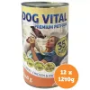 Dog Vital konzerv pulyka, csirke, rizs 12x1240g DV917212X