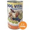 Dog Vital konzerv pulyka, csirke, rizs 6x1240g