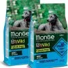 Monge BWild Grain Free Dog Adult - szardella, burgonya, borsó 2x2,5kg G0047012X