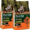 Monge BWild Grain Free Dog Adult - kacsa, burgonya 2x2,5kg G0047322X