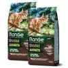 Monge BWild Grain Free Cat Adult - bölény, burgonya, lencse (Nagytestű macskáknak) 2x1,5kg G0120652X