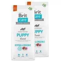 Brit Care Dog Hypoallergenic Puppy bárány, rizs kutyatáp 2x12kg