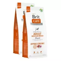 Brit Care Dog Hypoallergenic Adult Medium Breed Lamb & Rice kutyatáp 2x12kg