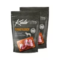 Kudo Low Grain Junior Turkey/Duck Medium/Maxi száraz kutyatáp pulyka, kacsa 2x3kg