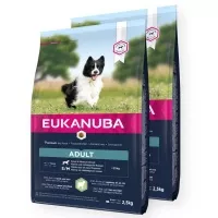 Eukanuba Adult Small & Medium Lamb & Rice 2x2,5kg