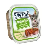 Happy Cat Minkas Duo Szárnyas-Bárány 12X100g