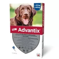 Advantix spot on 25-40 kg közötti kutyáknak AUV 4 x 4 ml