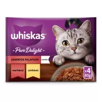 Whiskas alutasak 4-pack Pure Delight Marha Baromfi  aszpikban  4x85g Multipack