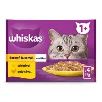 Whiskas alutasak 4-pack baromfi válogatás aszpikban  4x85g Multipack