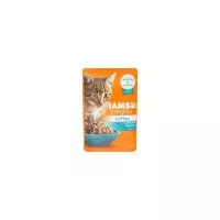 Iams Delights Kitten Csirke Falatkák Ízletes Szószban nedves macskatáp 85g