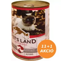 Pet s Land Cat Konzerv MarhamájBárányhús almával 12x415g