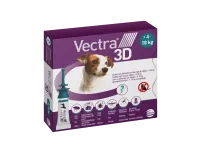 Vectra 3D rácsepegtető oldat kistestű kutyáknak S (4-10kg) 3x