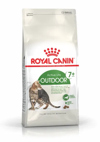 Royal Canin Outdoor 7+ 2kg-szabadba gyakran kijáró, aktív idősödő macska száraztáp