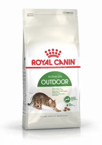 Royal Canin Outdoor 400g-szabadba gyakran kijáró, aktív felnőtt macska száraz táp