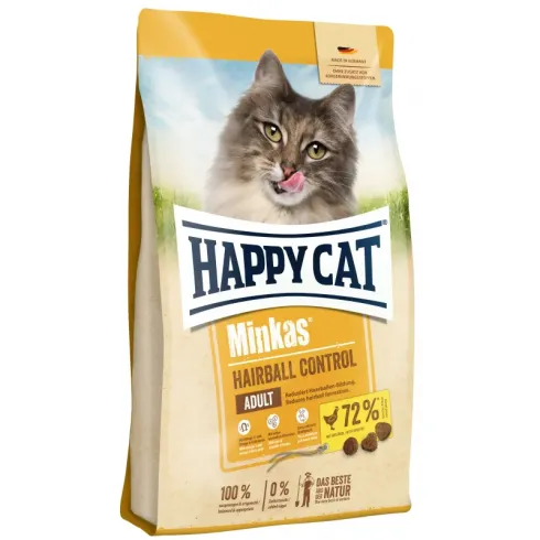 Happy Cat Minkas Hairball Controll Baromfi macskatáp 4kg