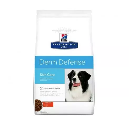 Hills Pescription Diet Canine Derm Defense 2 kg - környezeti allergiák étrendi kezelésére és a