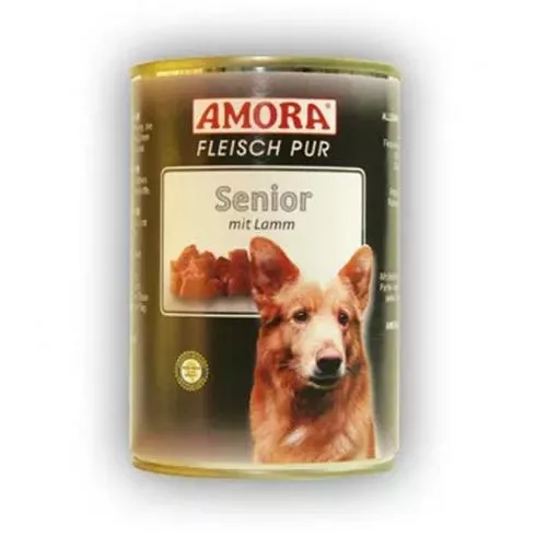 Amora Fleisch Pur Hund Senior Bárány 400g