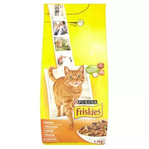 Friskies Száraz Macska Csirke+Zöldség 1,7kg