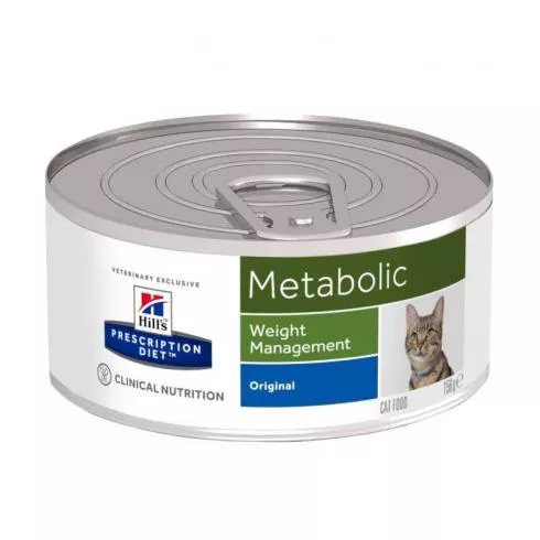 Hills Pescription Diet Feline Metabolic 156 g - elhízott és túlsúlyos macskák étrendi kezelése,