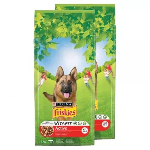 Friskies Száraz Kutya Active 2X15kg