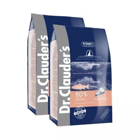 Dr.Clauders Dog Adult Hyposensitive Lazac & Burgonya 2x3,5kg