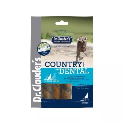 DrClauders Country Dental Halbőr jutalomfalat 100g