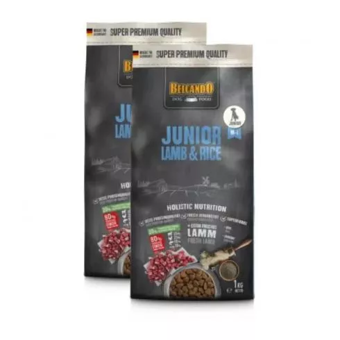 Belcando Junior Lamb & Rice 2x1kg - friss hússal