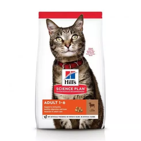 Hills Science Plan Feline Adult Lamb & Rice 3 kg