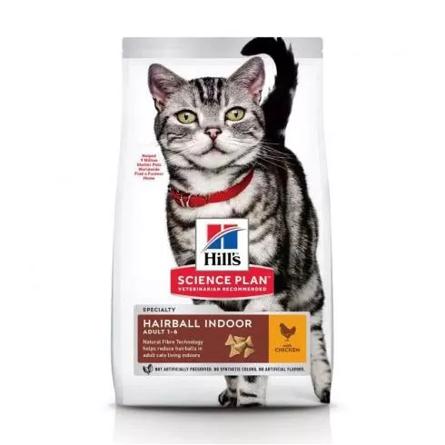 Hills Science Plan Feline Adult Hairball & Indoor Chicken 300 g