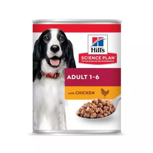 Hills Science Plan Canine Adult Chicken Konzerv 370 g