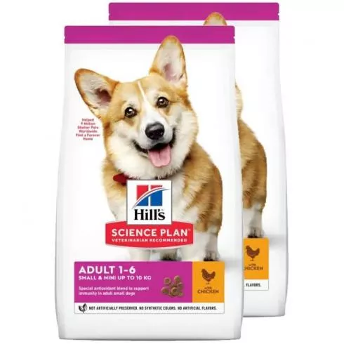 Hill´s Science Plan Canine Adult Small & Miniature Chicken 2x1,5kg