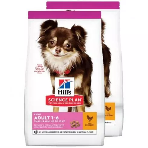 Hill´s Science Plan Canine Adult Small & Miniature Light Chicken 2x1,5kg