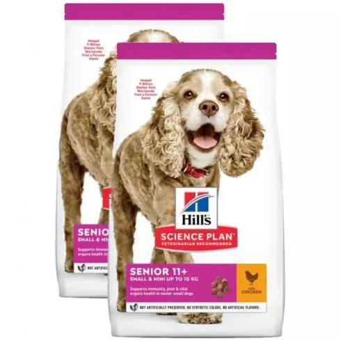 Hill´s Science Plan Canine Senior Small & Miniature Chicken 2x1,5kg