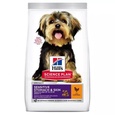 Hills Science Plan Canine Adult Small & Miniature Sensitive Stomach & Skin 1,5kg