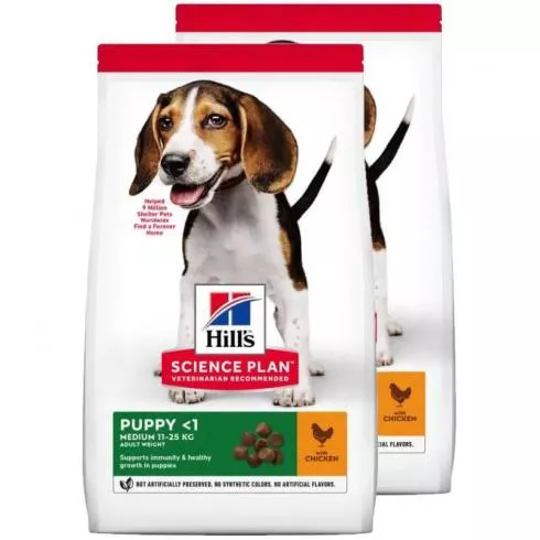 Hill´s Science Plan Canine Puppy Chicken 2x2,5kg