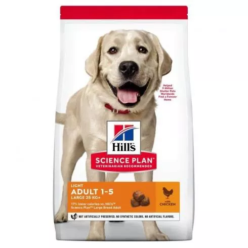 Hills Science Plan Canine Adult Large Breed Light Chicken 25 kg