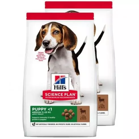 Hill´s Science Plan Canine Puppy Lamb & Rice 2x18kg