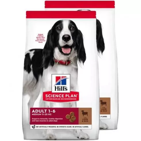 Hill´s Science Plan Canine Adult Lamb & Rice 2x14kg